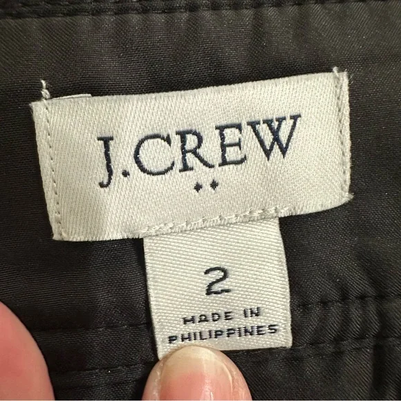 J Crew Factory Wool-Blend Mini Skirt in Black Watch Plaid Green Size 2 - Picture 4 of 7